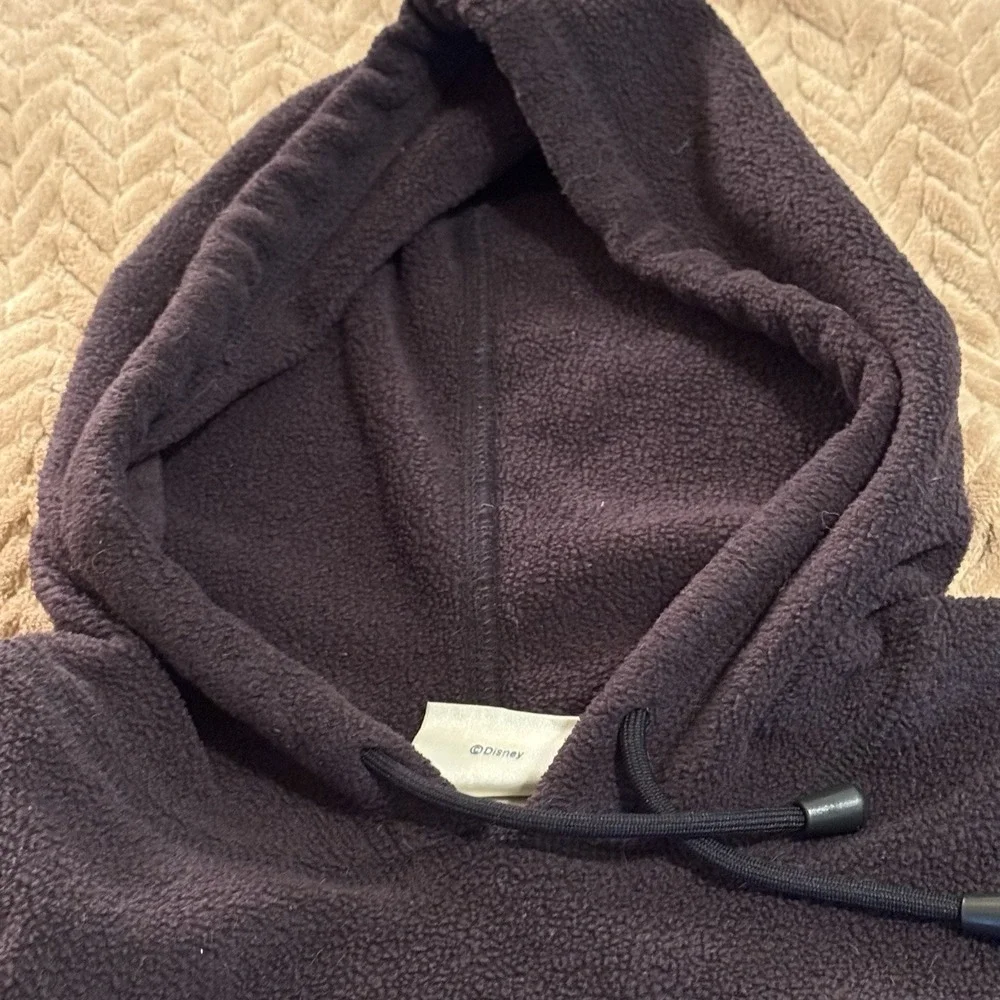 Walt Disney World Men's S 7 Dwarfs‎ Hoodie Sweatshirt  Black Fleece Activewear